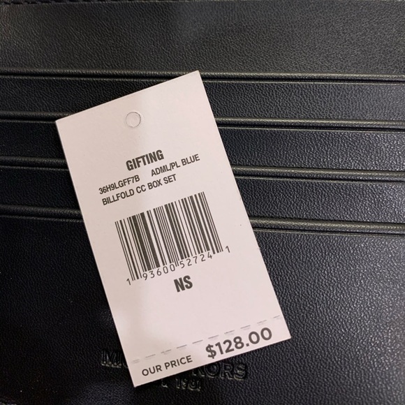 Brand 🆕 Mens Blue Micheal Kors Wallet - Picture 7 of 8